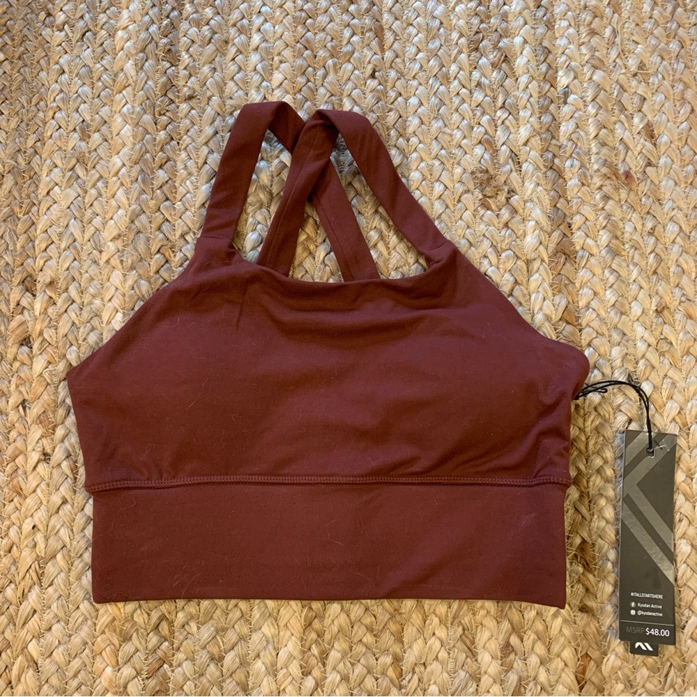 NWT | Kyodan | Rust Brown Sports Bra | S